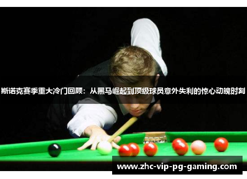 斯诺克赛季重大冷门回顾：从黑马崛起到顶级球员意外失利的惊心动魄时刻