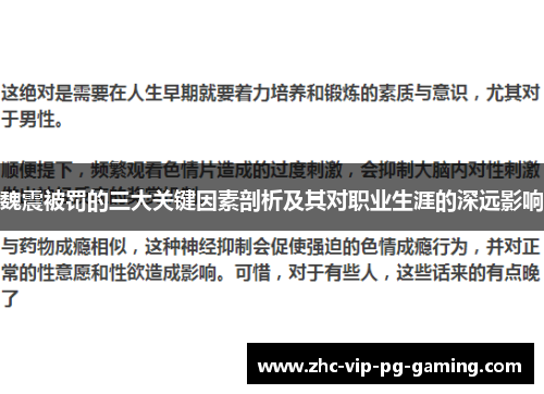 魏震被罚的三大关键因素剖析及其对职业生涯的深远影响